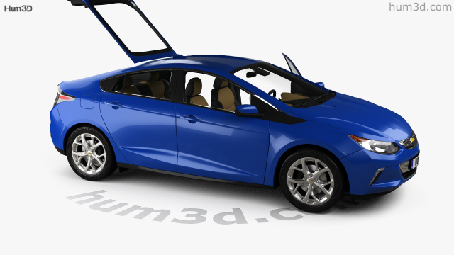 360 View Of Chevrolet Volt With Hq Interior 2015 3d Model