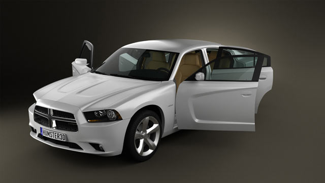 360 View Of Dodge Charger Lx 2011 With Hq Interior 3d
