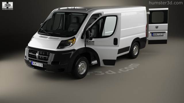 360 View Of Dodge Ram Promaster Cargo Van L2h1 With Hq