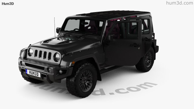 360 View Of Jeep Wrangler Project Kahn Jc300 Chelsea Black