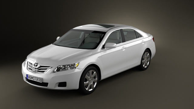 360 View Of Toyota Camry 2010 With Hq Interior 3d Model