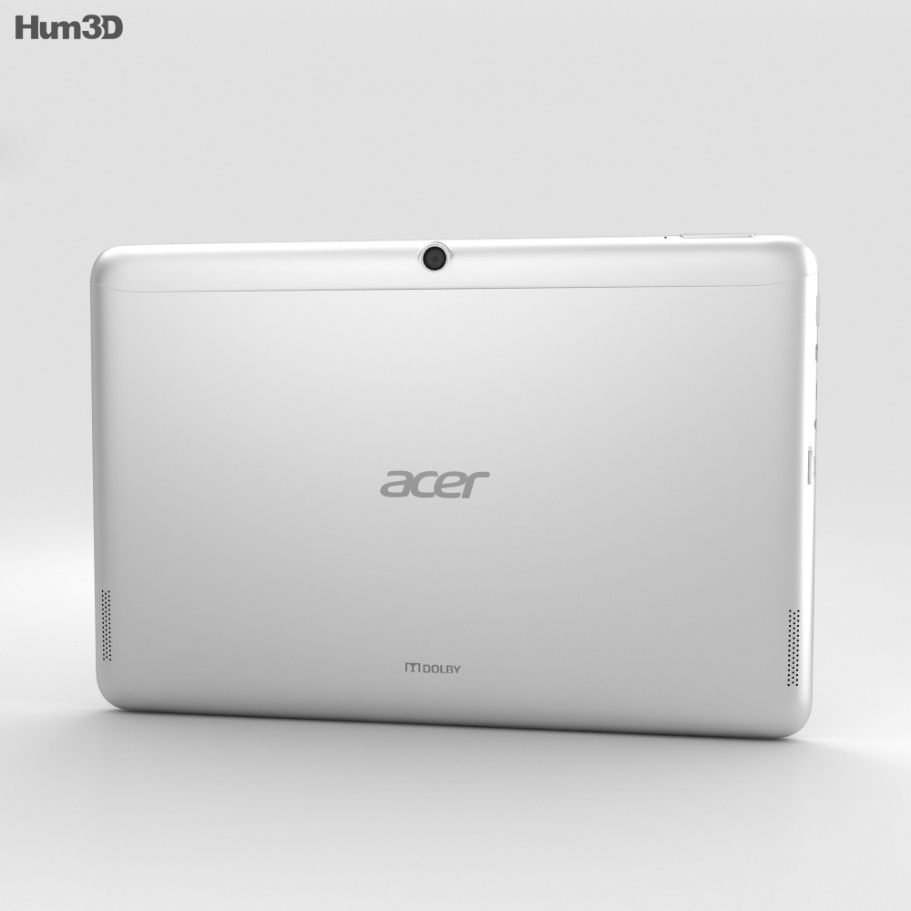 Acer Iconia Tab A3-A20FHD Branco Modelo 3d