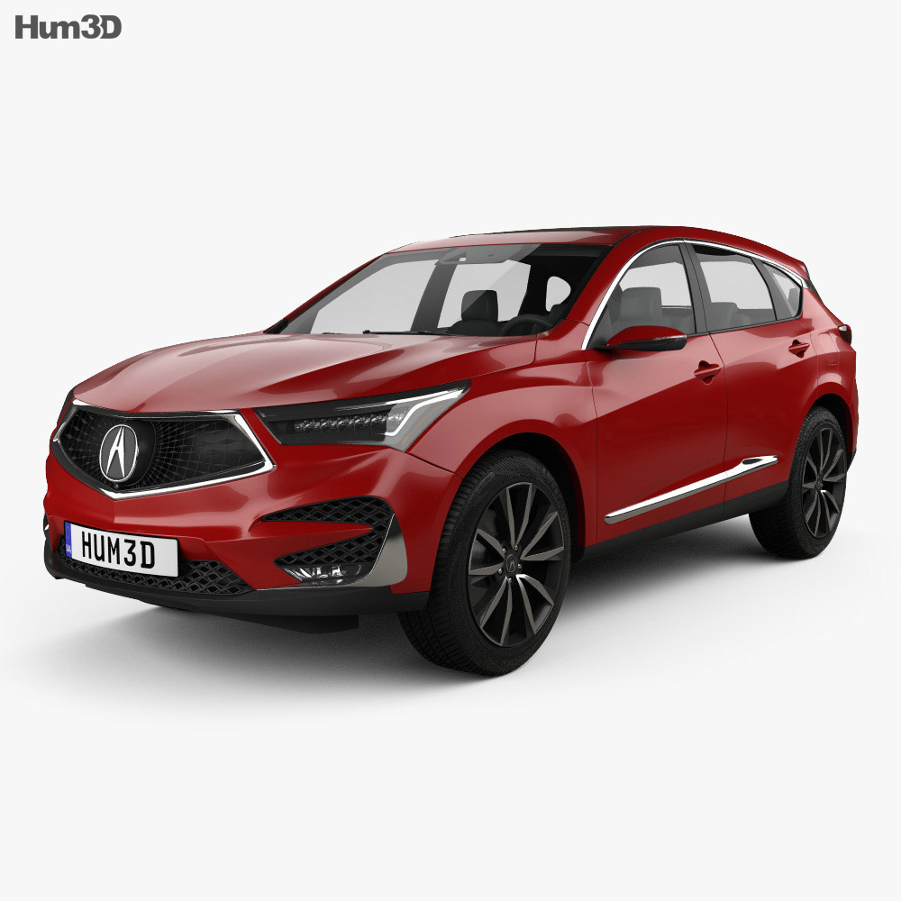 Acura RDX Prototype 2021 3d model