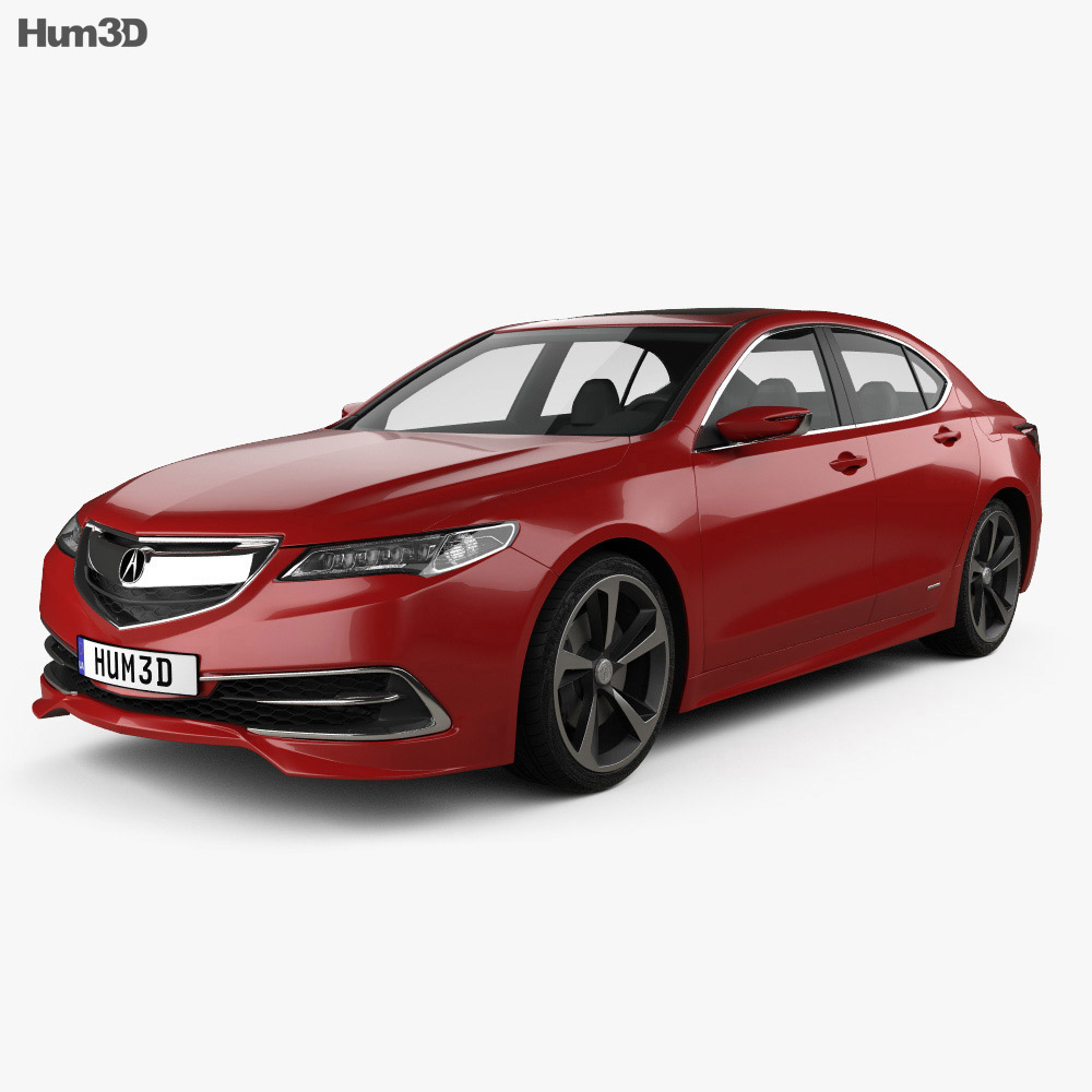 Acura TLX Концепт 2017 3D модель
