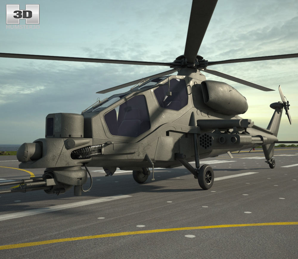 Agusta A129 Mangusta Modello 3D