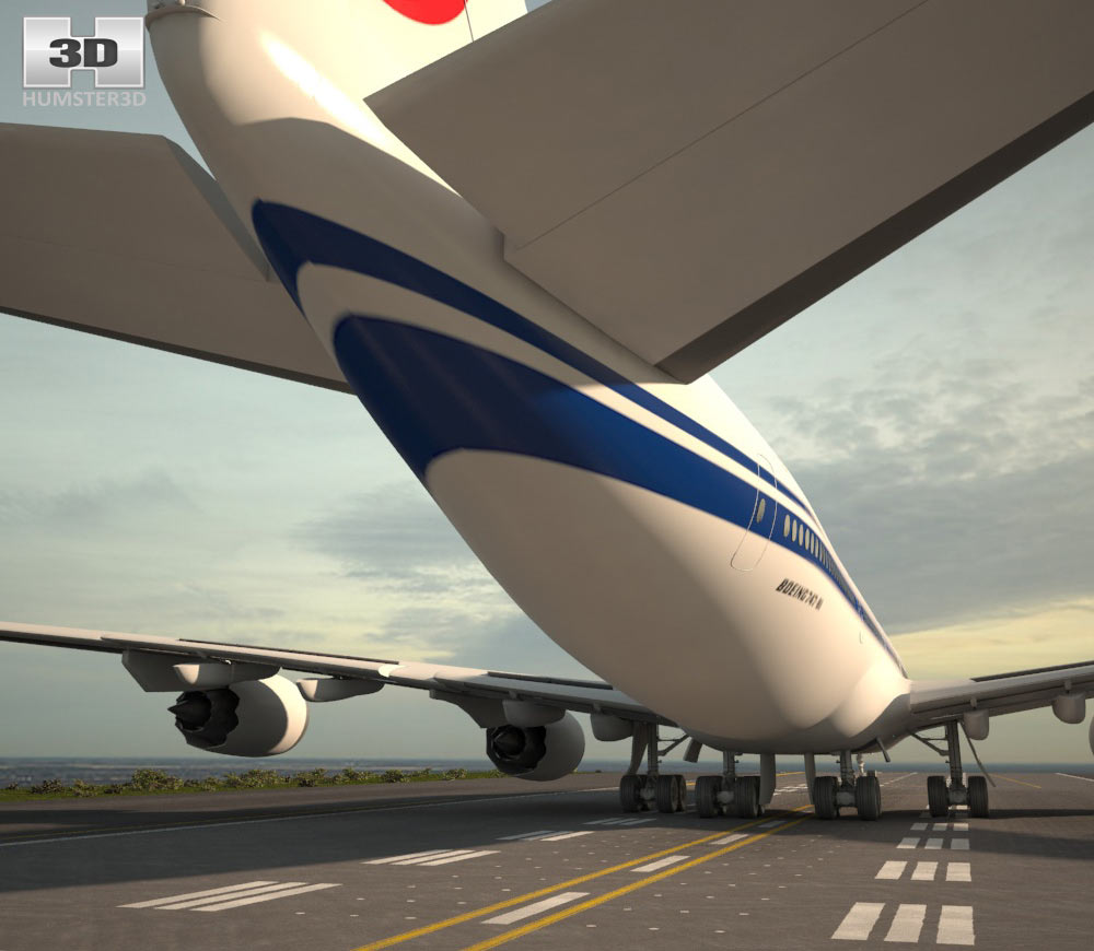 Boeing 747-8I Air China 3d model