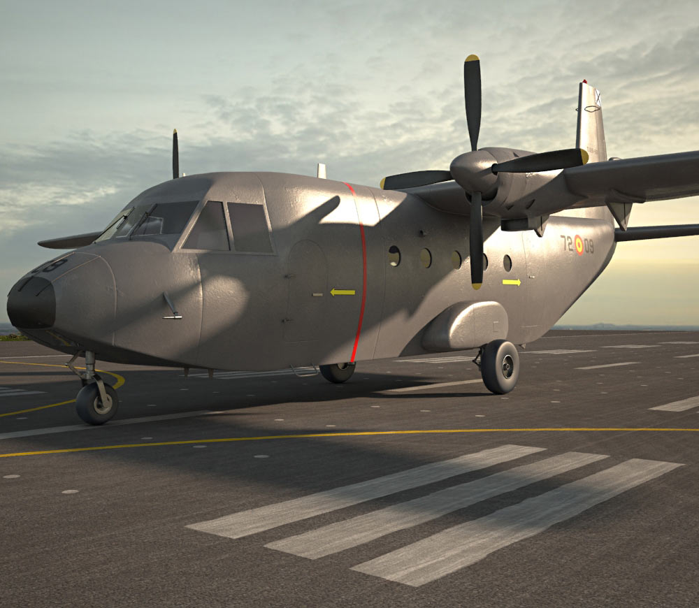 CASA C-212 Aviocar 3d model