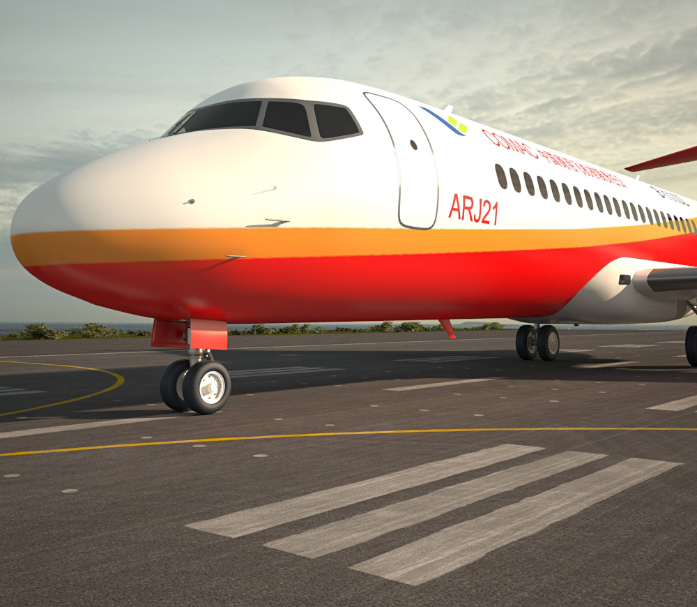 Comac ARJ21 Modelo 3d