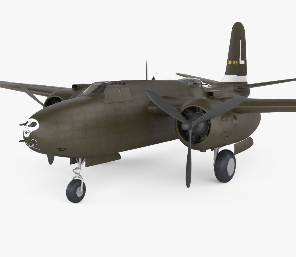 Douglas A-20 Havoc 3d model