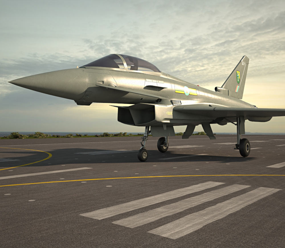 Eurofighter Typhoon 3d model