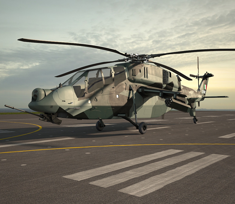 HAL Light Combat Helicopter 3D 모델 