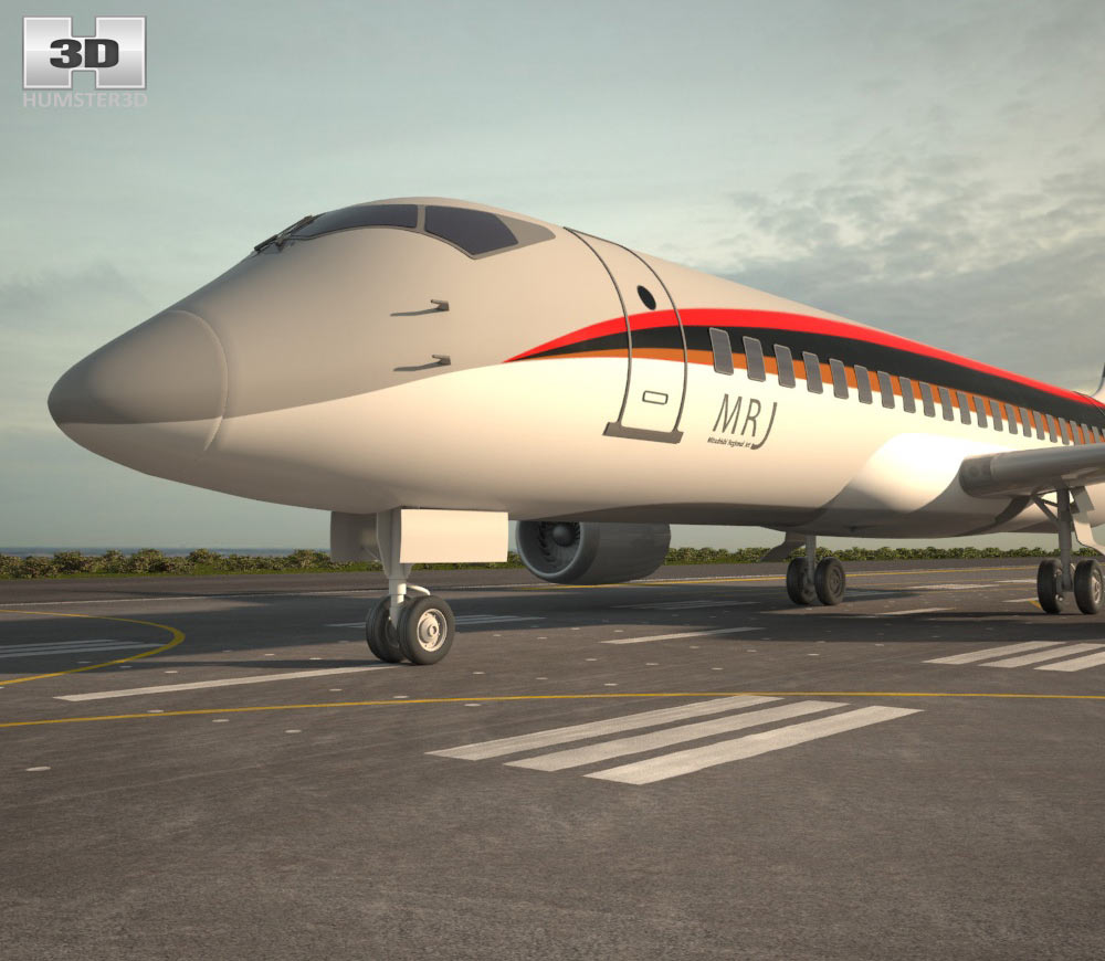 Mitsubishi Regional Jet 90 3D модель