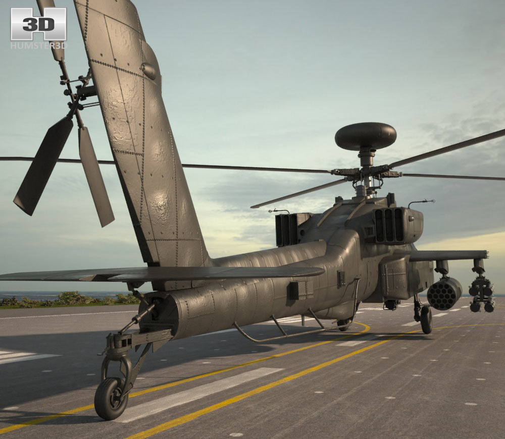 Boeing AH-64 D Apache Modèle 3d