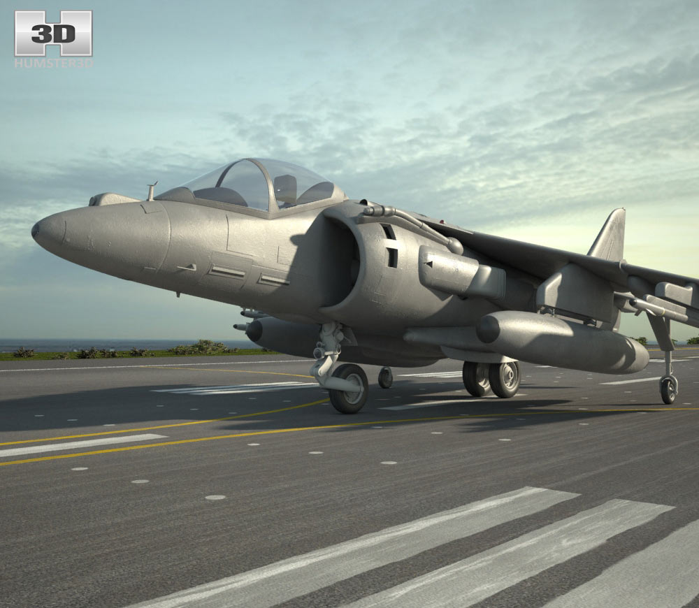 AV-8 獵鷹II式攻擊機 3D模型