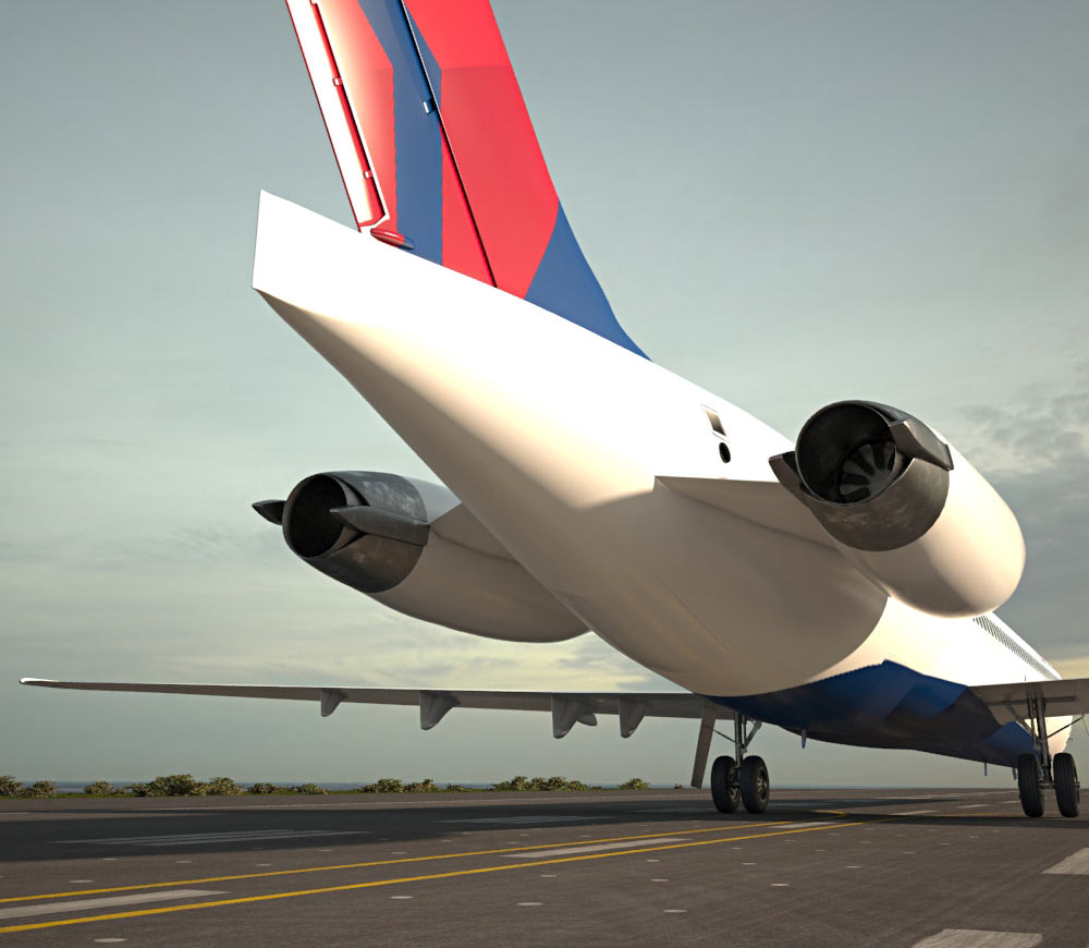 McDonnell Douglas MD-80 3D模型