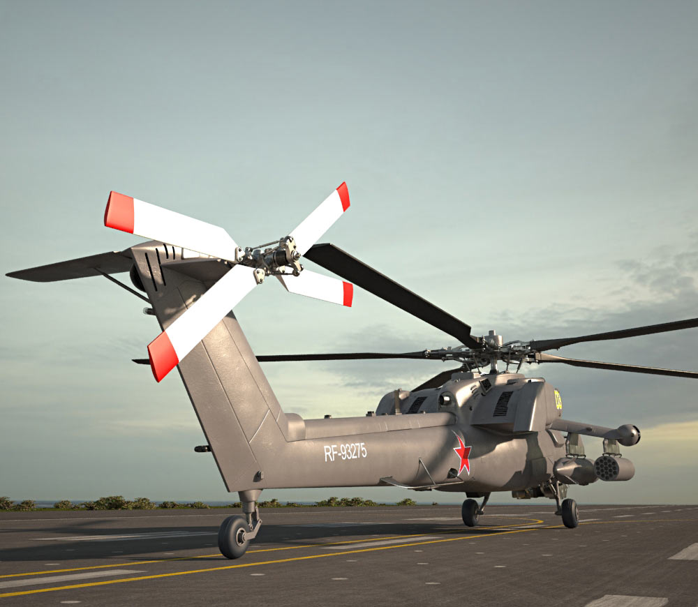 Mi-28攻擊直升機 3D模型
