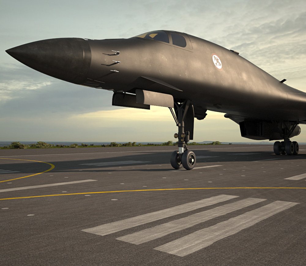 Rockwell B-1 Lancer 3D Model - Aircraft On Hum3D