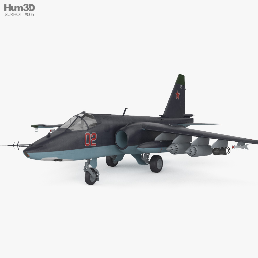 Soukhoï Su-25 Modèle 3d