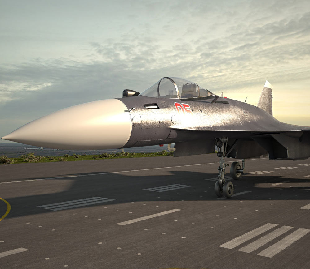 Sukhoi Su-35 3d model