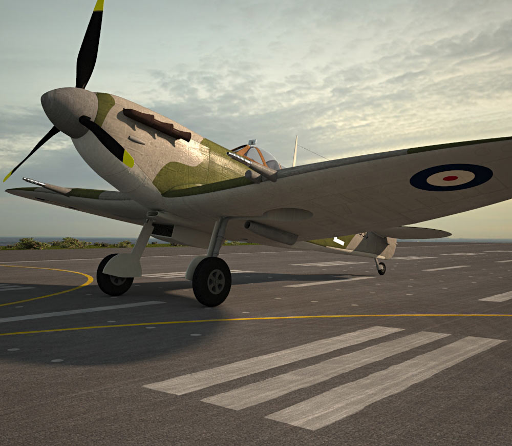 Supermarine Spitfire 3d model