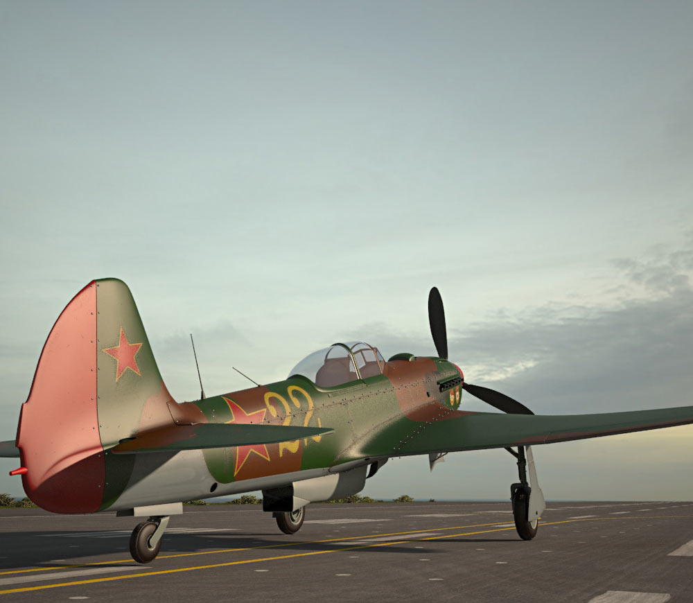 Yakovlev Yak-9 Modello 3D