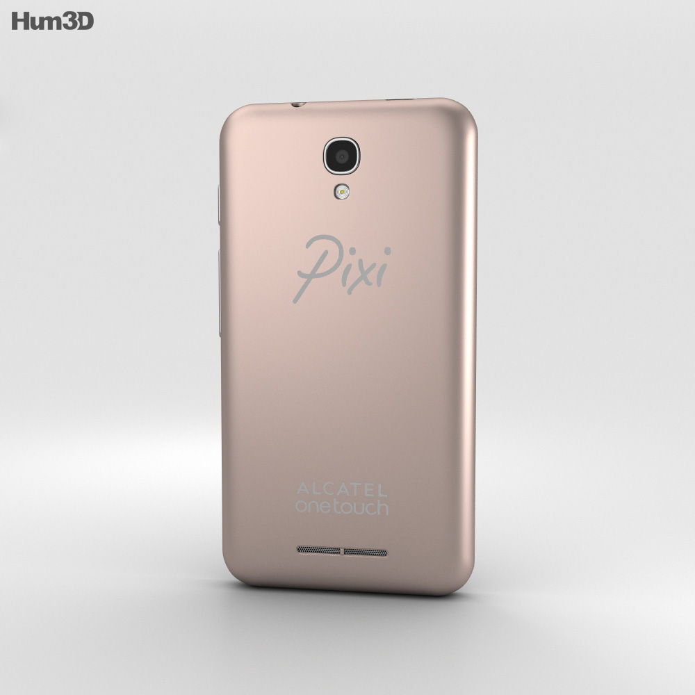 Alcatel OneTouch Pixi First Rose Gold 3d model