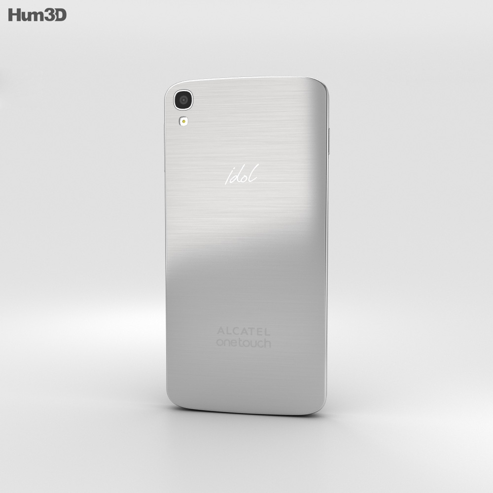 Alcatel One Touch Idol 3 4.7-inch Silver 3d model
