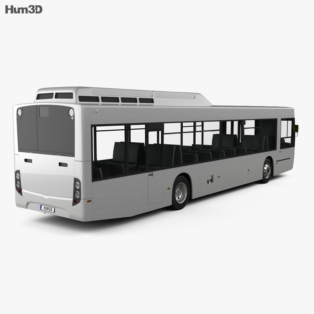 Alexander Dennis Enviro350H バス 2016 3Dモデル 後ろ姿