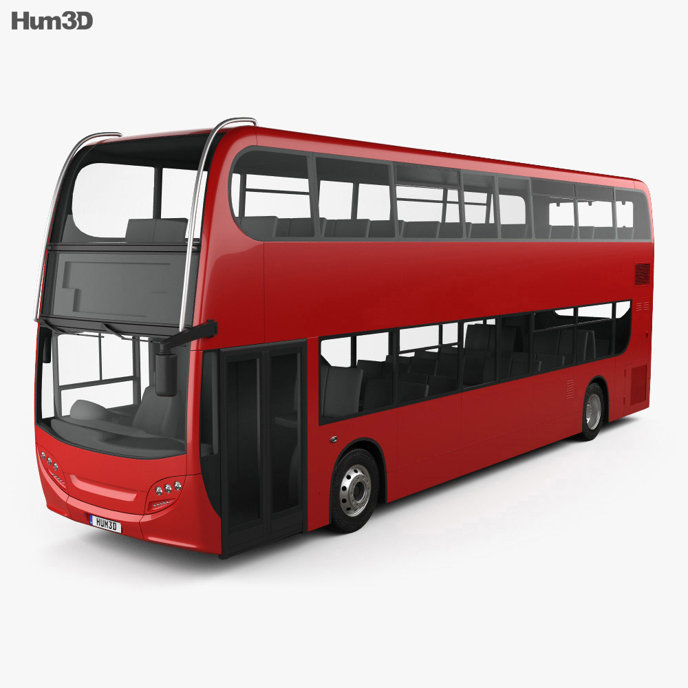 Alexander Dennis Enviro400H Autobus a due piani 2015 Modello 3D