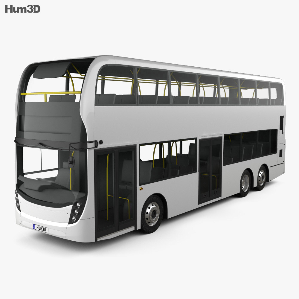 Alexander Dennis Enviro500 二階建てバス 2016 3Dモデル