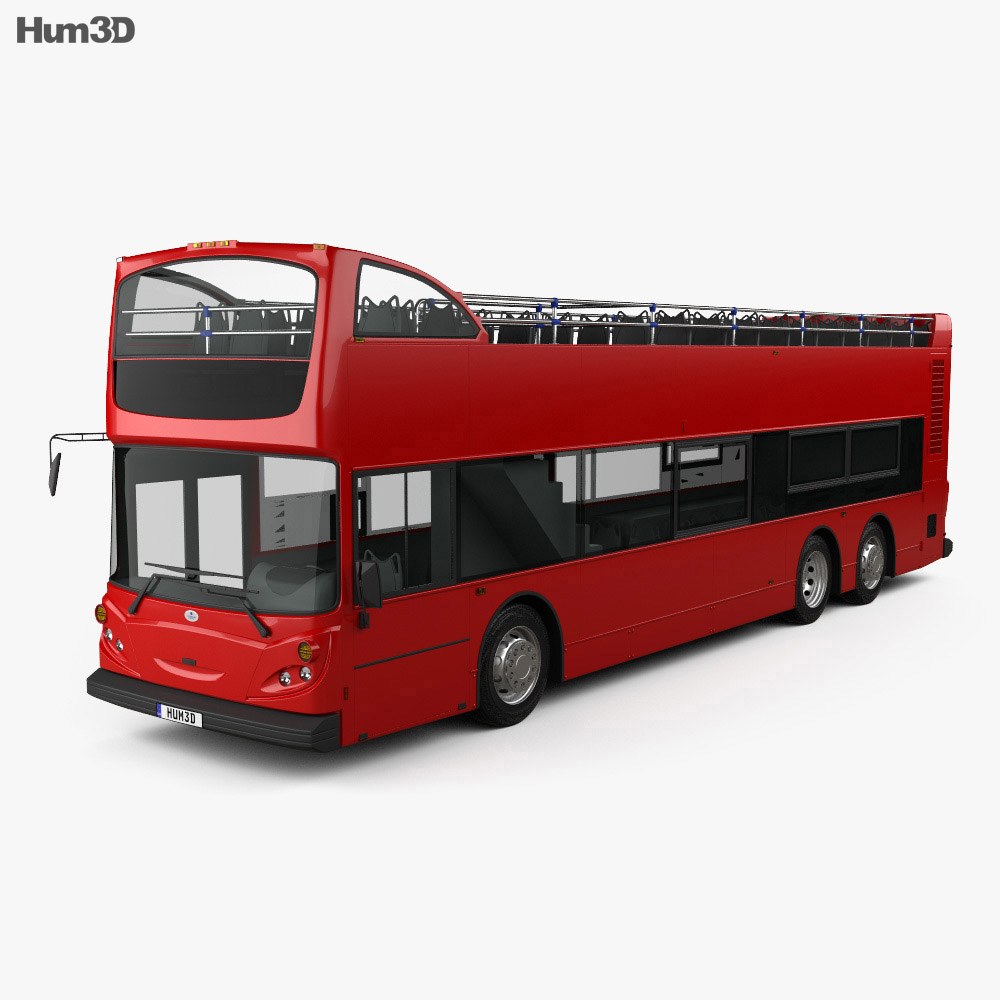 Alexander Dennis Enviro500 Open Top Bus 2005 3D модель