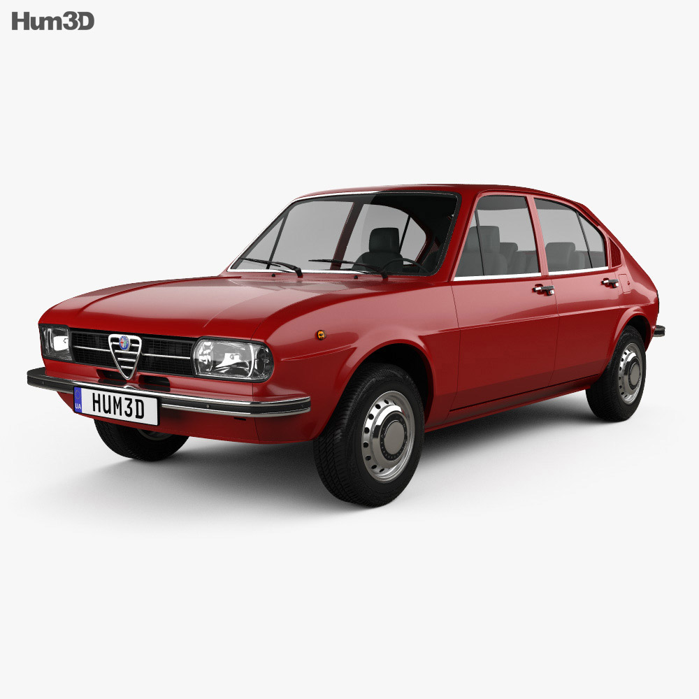 Alfa Romeo Alfasud 1972 3d model