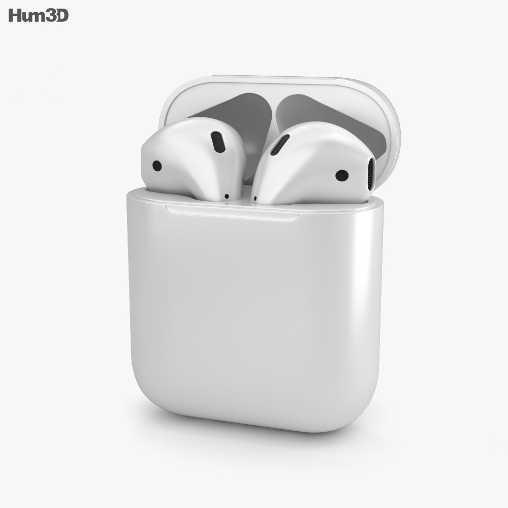 Apple Airpods 3d Model Electronics On Hum3d