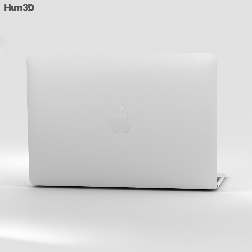 Apple MacBook Silver 3d model