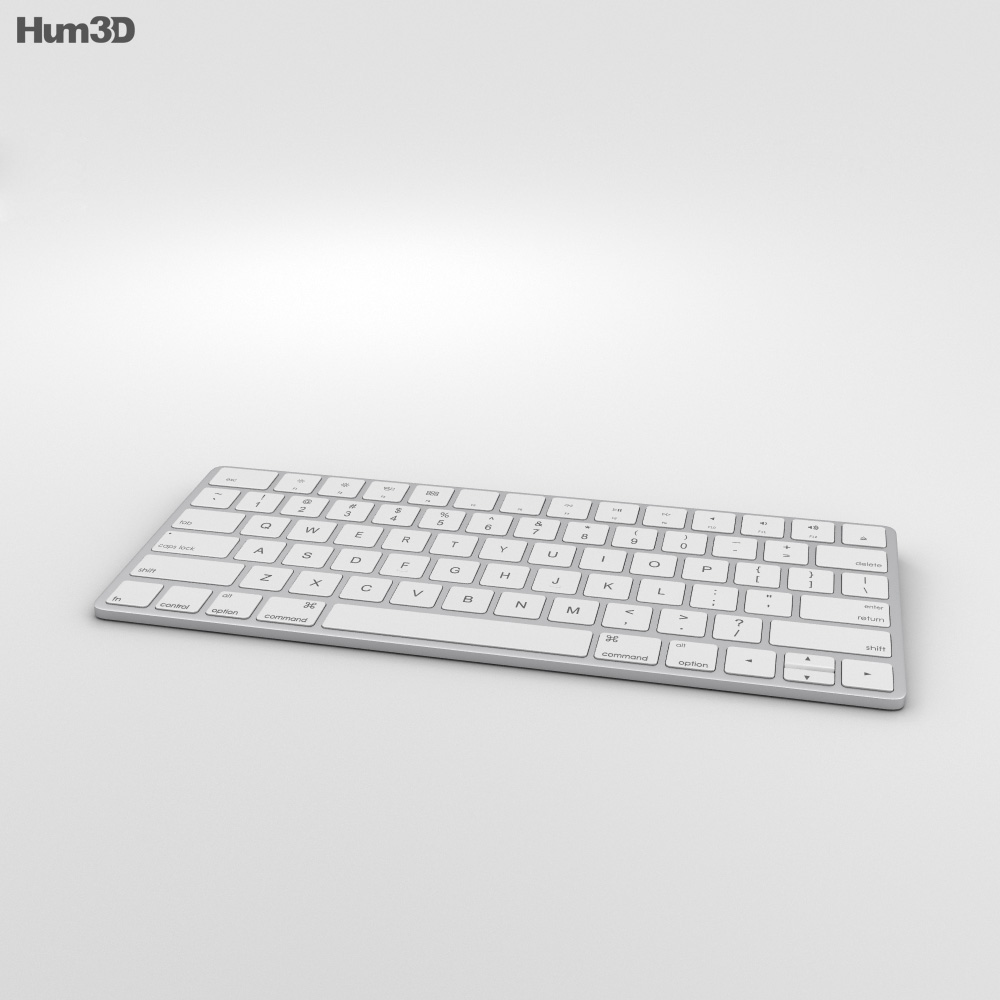 Apple Magic Keyboard 3d Model Electronics On Hum3d