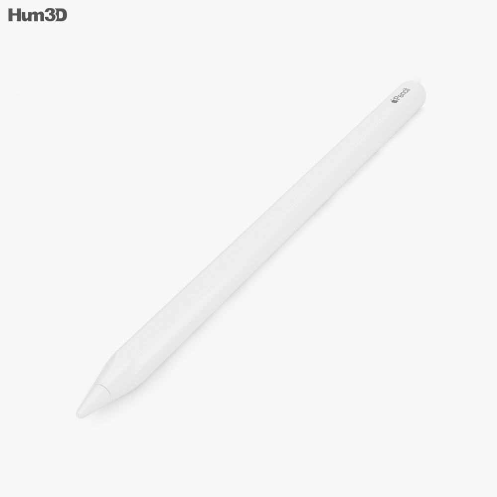 Apple Pencil 2nd Generation Modello 3D