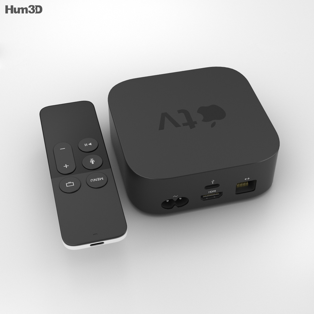 Apple TV (2015) 3d model