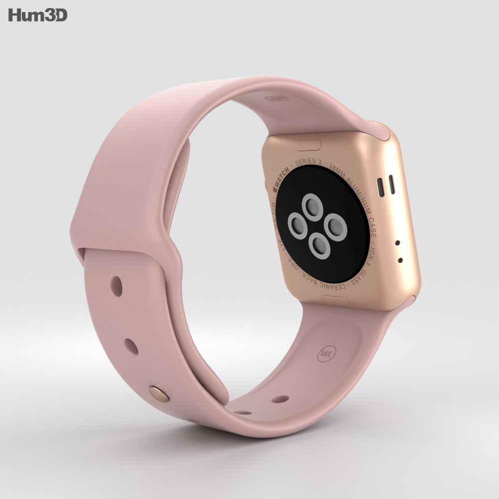 Apple Watch Siries 3 アップルウォッチ ピンク セルラー-