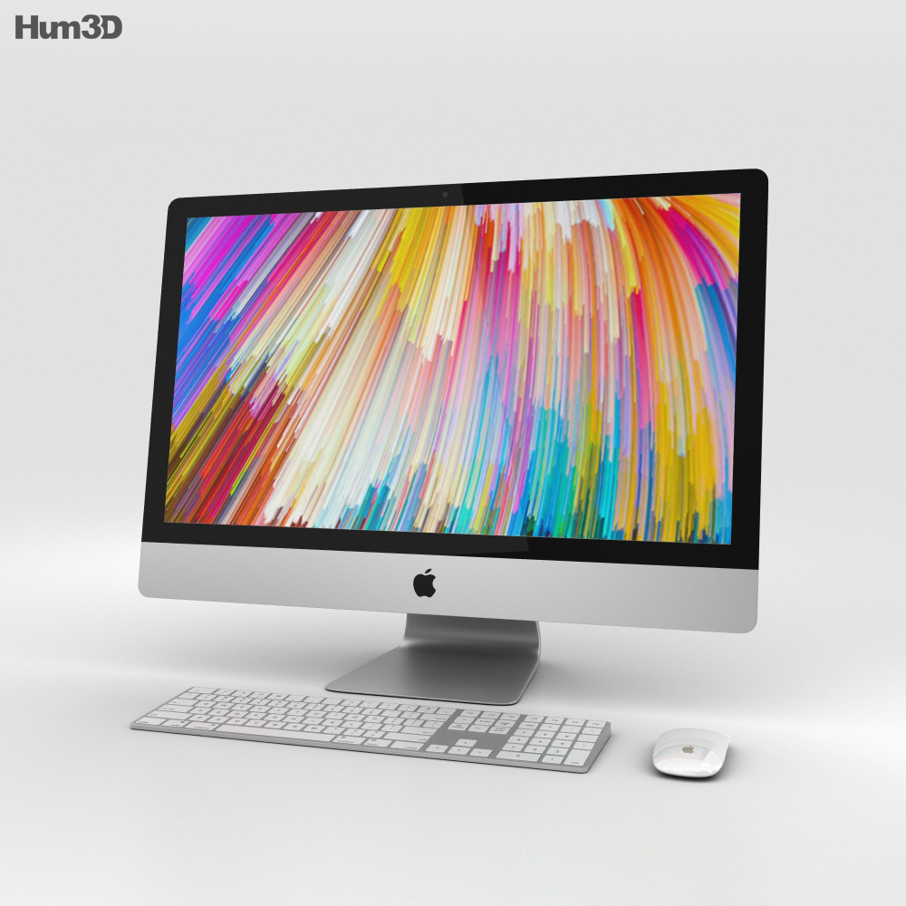 Apple iMac 27-inch (2017) 3d model