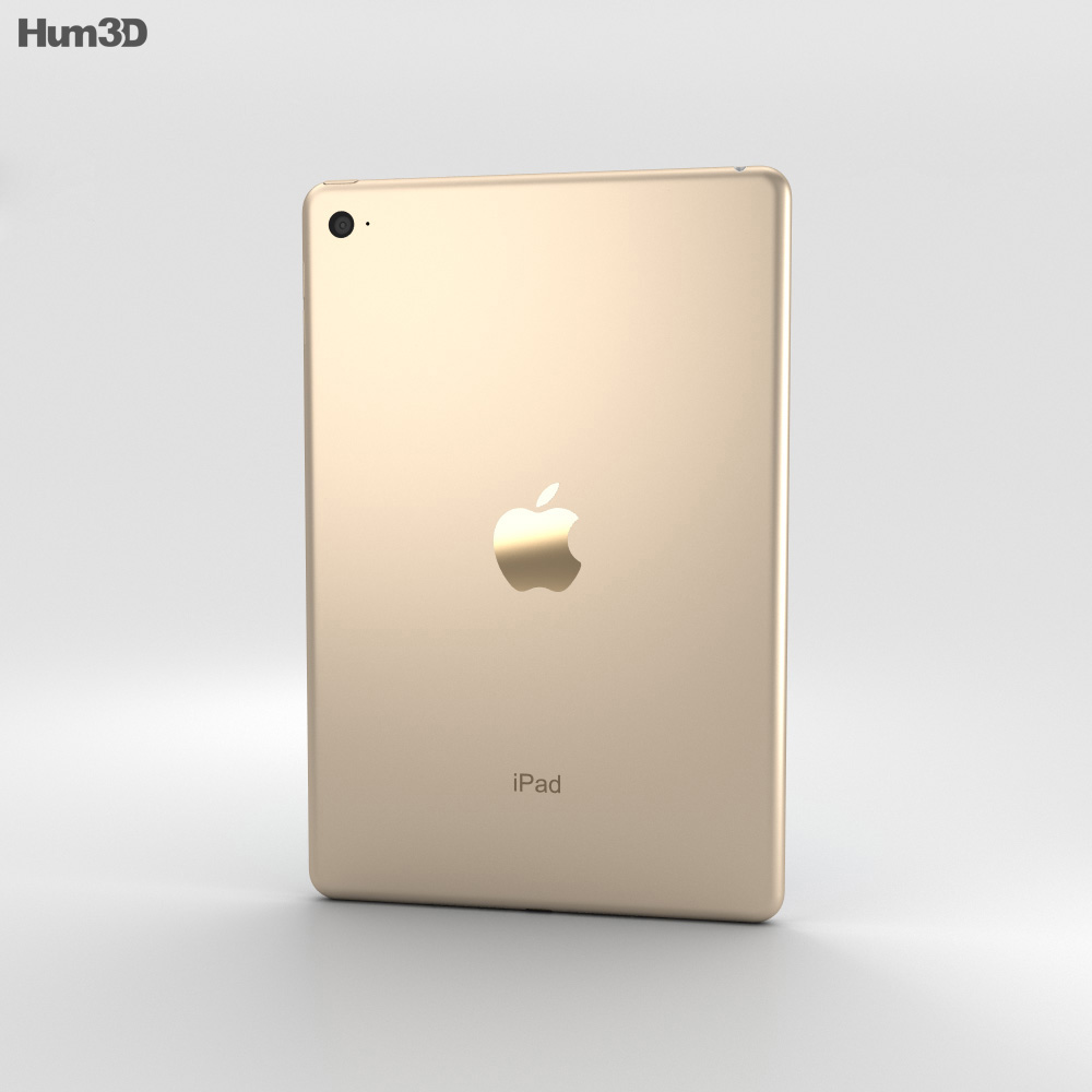 Apple iPad Mini 4 Gold Modello 3D