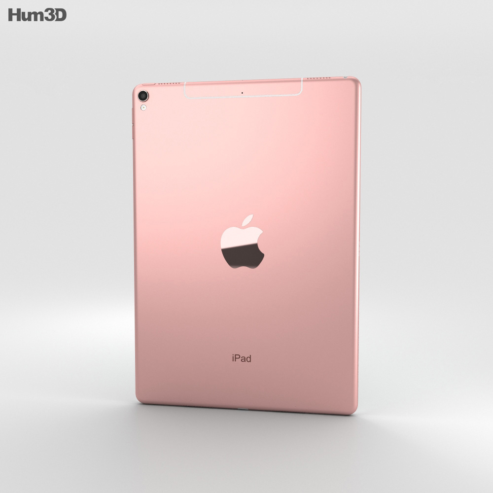 Apple iPad Pro 10.5-inch (2017) Cellular Rose Gold Modello 3D