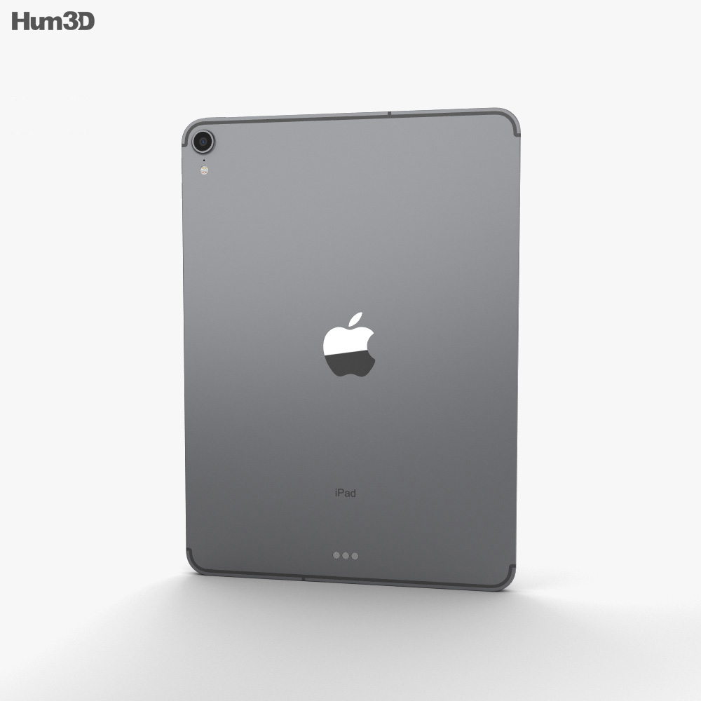 Apple iPad Pro 11-inch (2018) Space Gray 3D 모델 - 전자 기기 on Hum3D