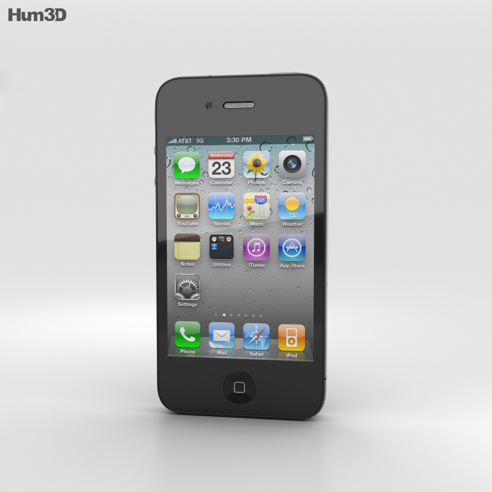 Apple iPhone 4 3d model