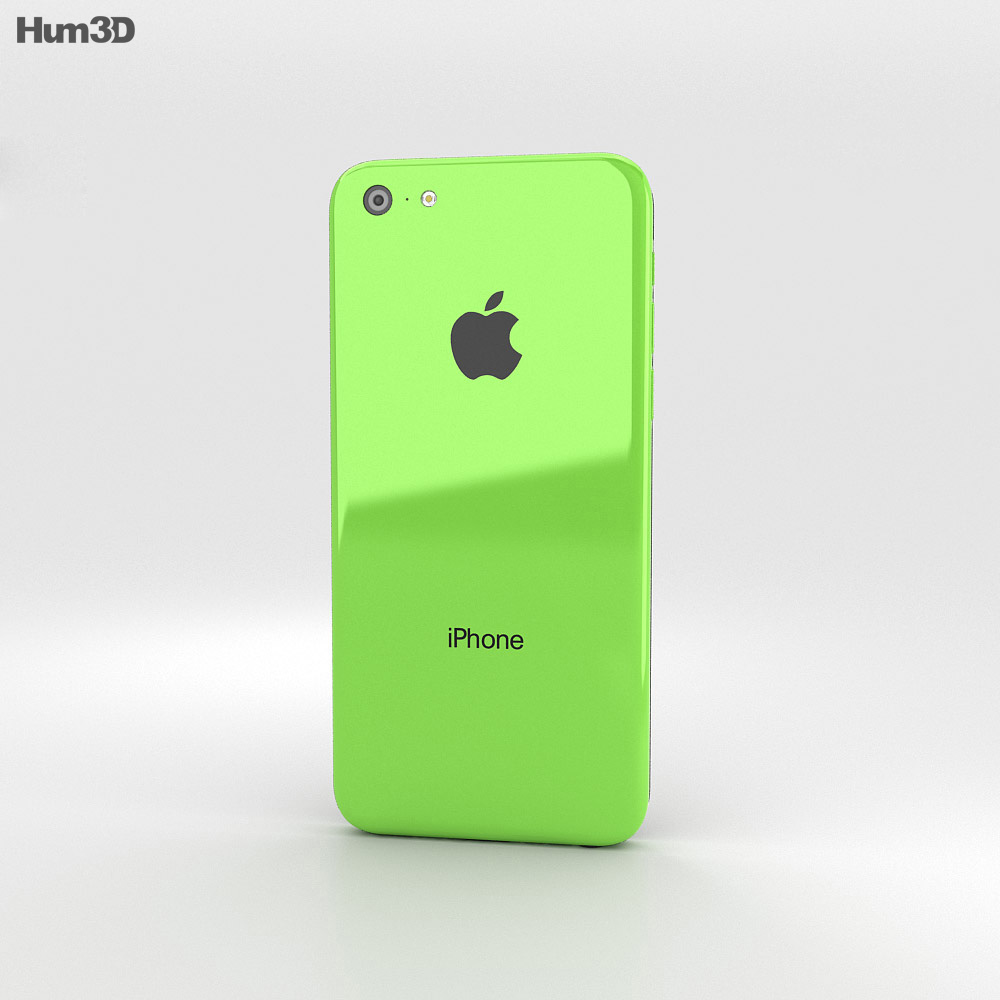 Apple iPhone 5C Green 3D模型