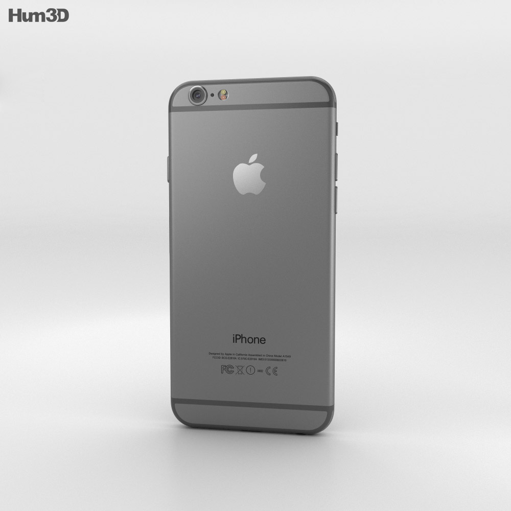 Apple Iphone 6 Space Gray 3d Model Electronics On Hum3d