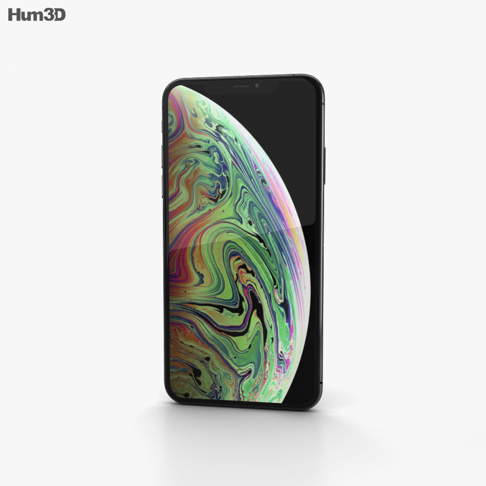 Apple iPhone XS Max Space Gray 3D model - Electronics on Hum3D