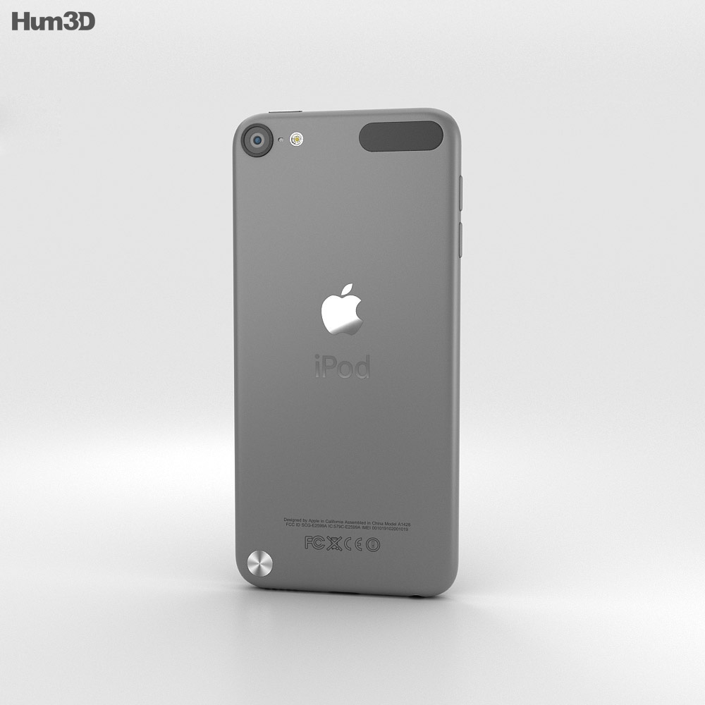 Apple iPod Touch Grey 3d model