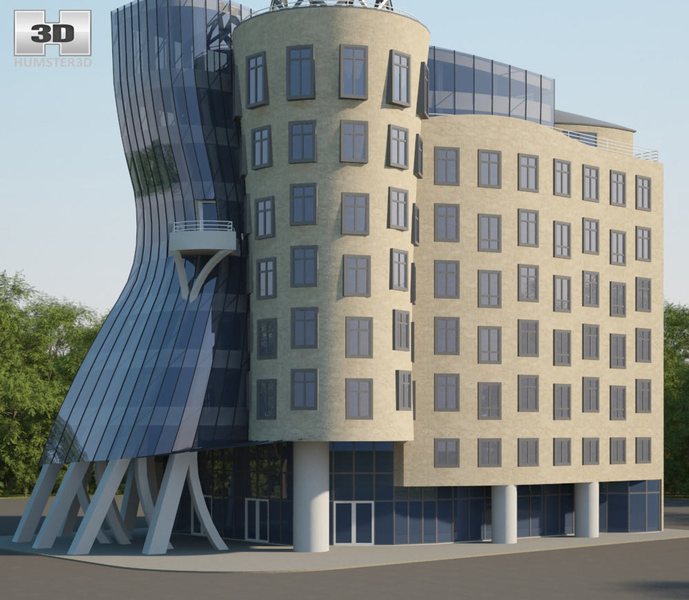 Dancing House 3D Model - Architecture On Hum3D