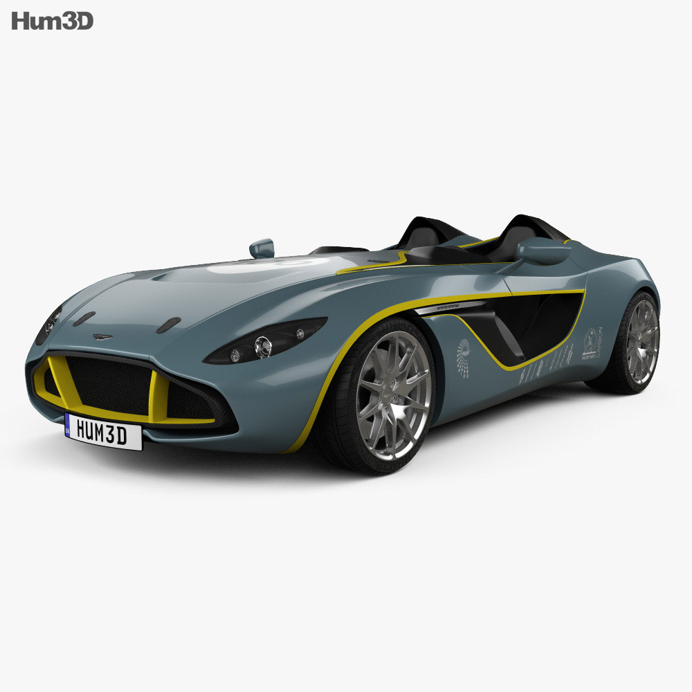 Aston Martin CC100 Speedster 2014 3D модель