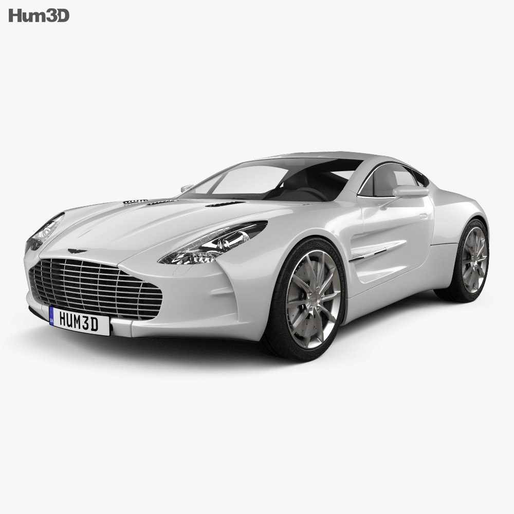 Aston Martin One 77 10 3d Model Vehicles On Hum3d